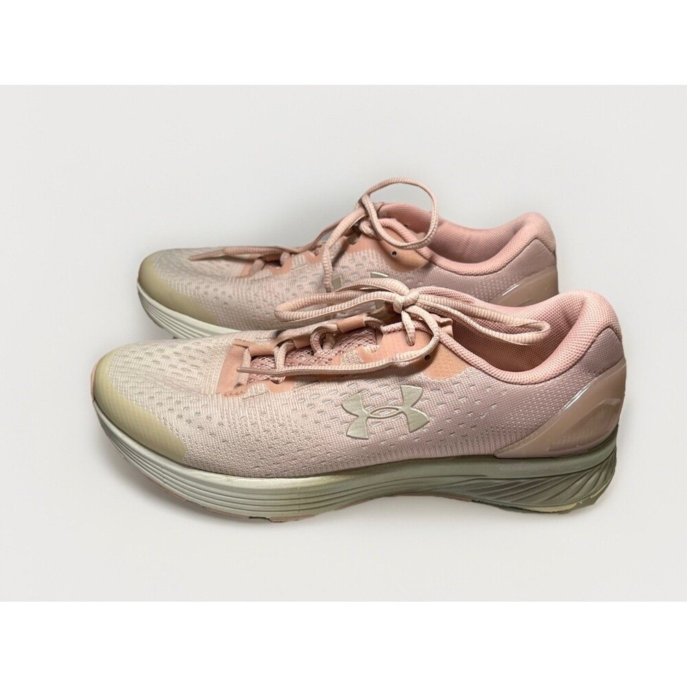 Under Armour Bandit 4 Running Shoes Women’s 7.5 Pink Mesh Athletic Sneakers